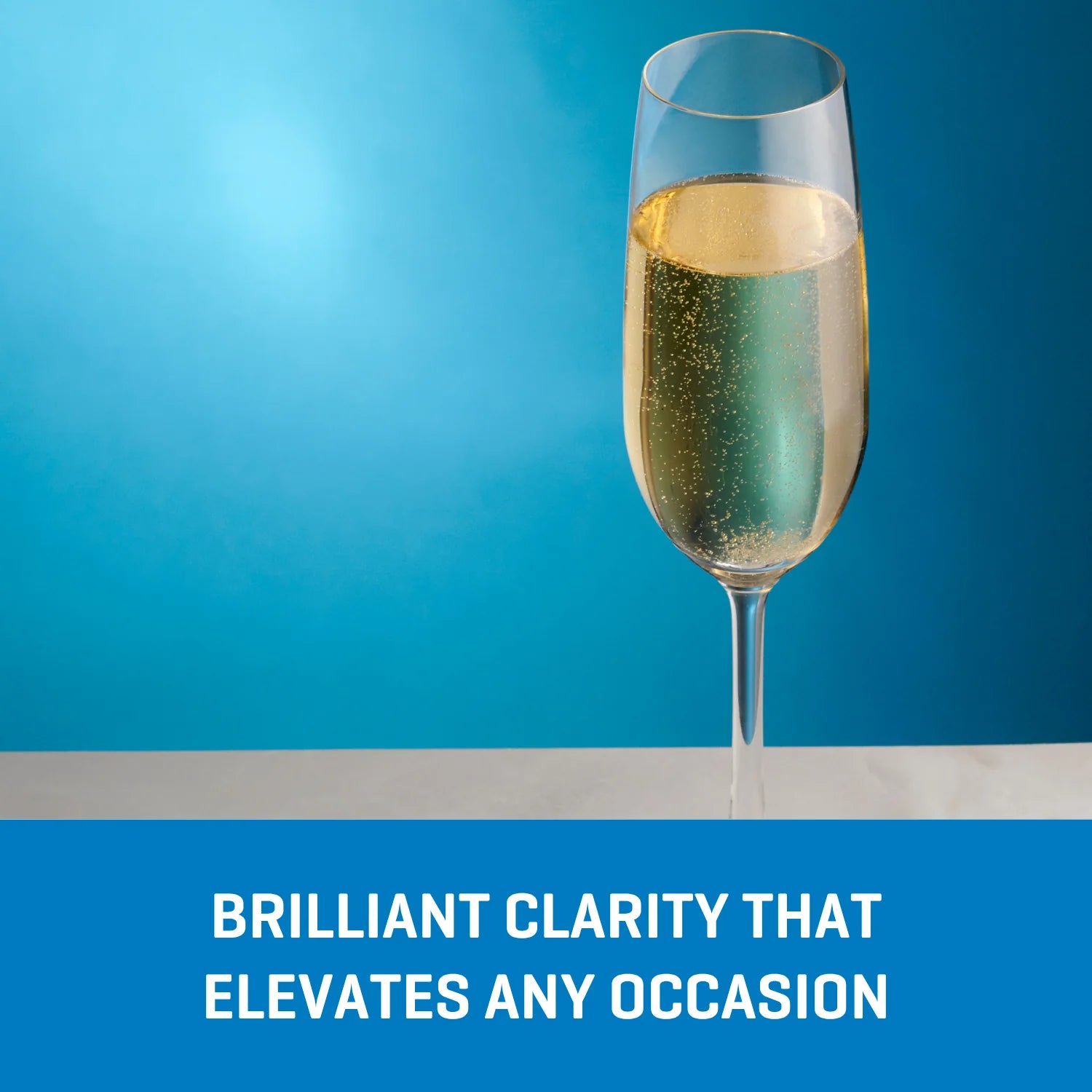 Corelle Premium Ocean Glass Matera Champagne Flutes (4-Pieces), 7-ounce, dishwasher safe - Image 5