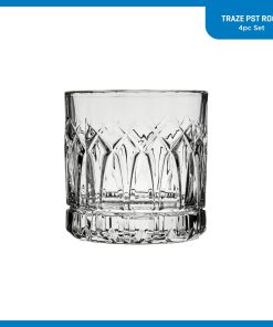 Alternative view of Corelle Premium Ocean Glass Traze PST Rocks Glasses (4-Pieces), 12-ounce, Dishwasher Safe
