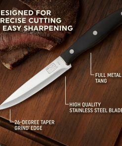 Alternative view of Corelle Premium Chicago Cutlery Ellsworth 4-piece Steak Knife Set