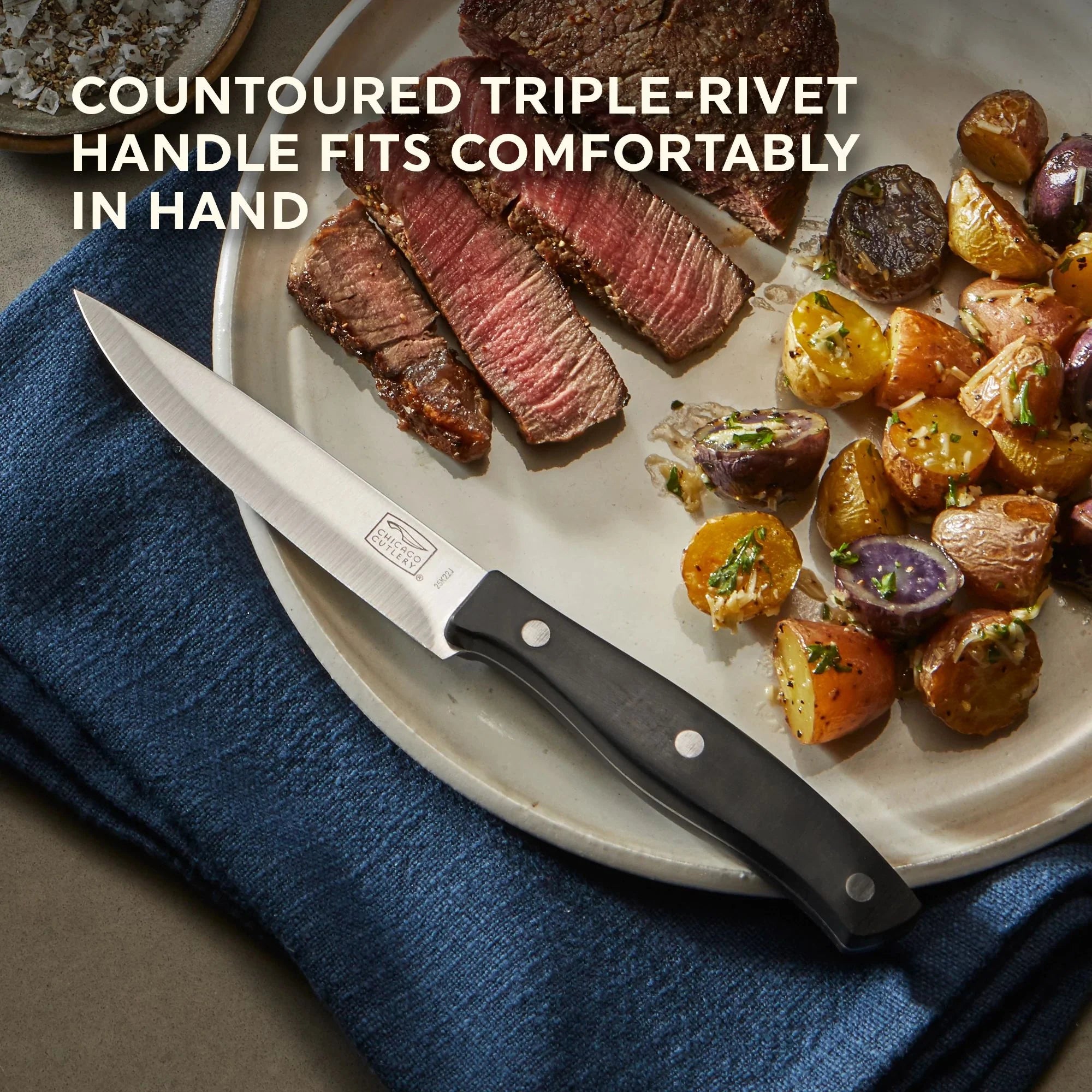 Corelle Premium Chicago Cutlery Ellsworth 4-piece Steak Knife Set - Image 3