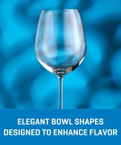 Alternative view of Corelle Premium Ocean Glass Matera Red Wine Glasses (4-Pieces), 20-ounce, dishwasher safe