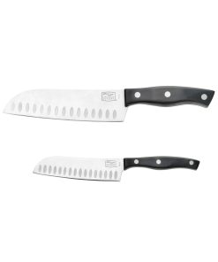 Corelle Premium Chicago Cutlery Ellsworth 2-piece Santoku Knife
