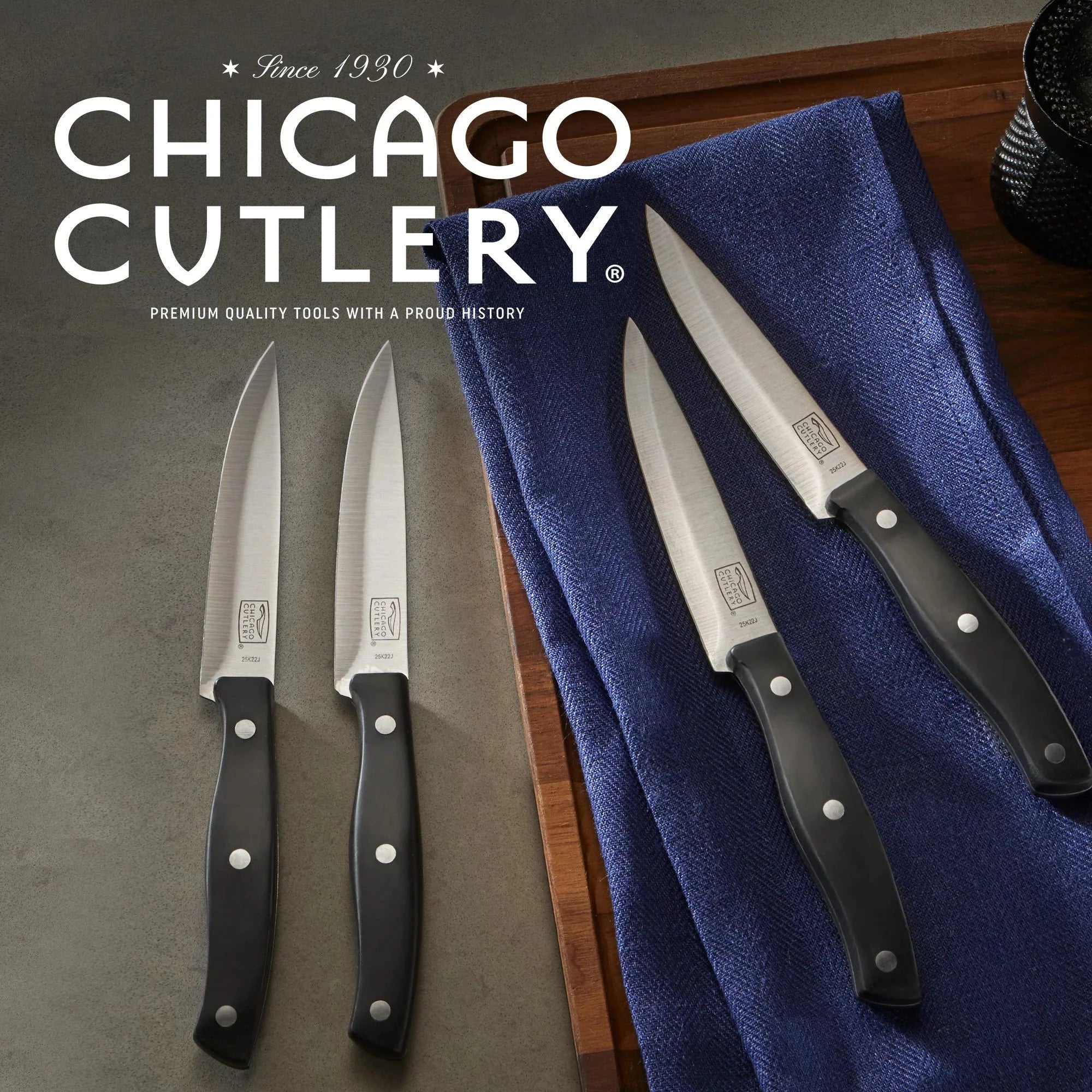 Corelle Premium Chicago Cutlery Ellsworth 4-piece Steak Knife Set - Image 5