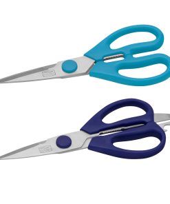 Corelle Premium Chicago Cutlery 2-piece Kitchen Shears in Blueberry and Blue Frost