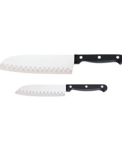 Corelle Premium Chicago Cutlery Essentials™ 2-piece Santoku / Partoku Knife Set
