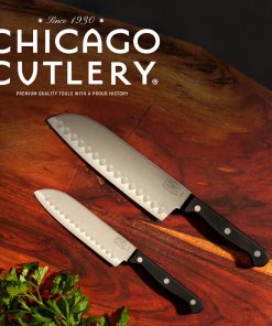 Alternative view of Corelle Premium Chicago Cutlery Essentials™ 2-piece Santoku / Partoku Knife Set