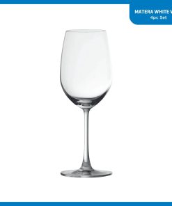 Alternative view of Corelle Premium Ocean Glass Matera White Wine Glasses (4-Pieces), 14-ounce, dishwasher safe