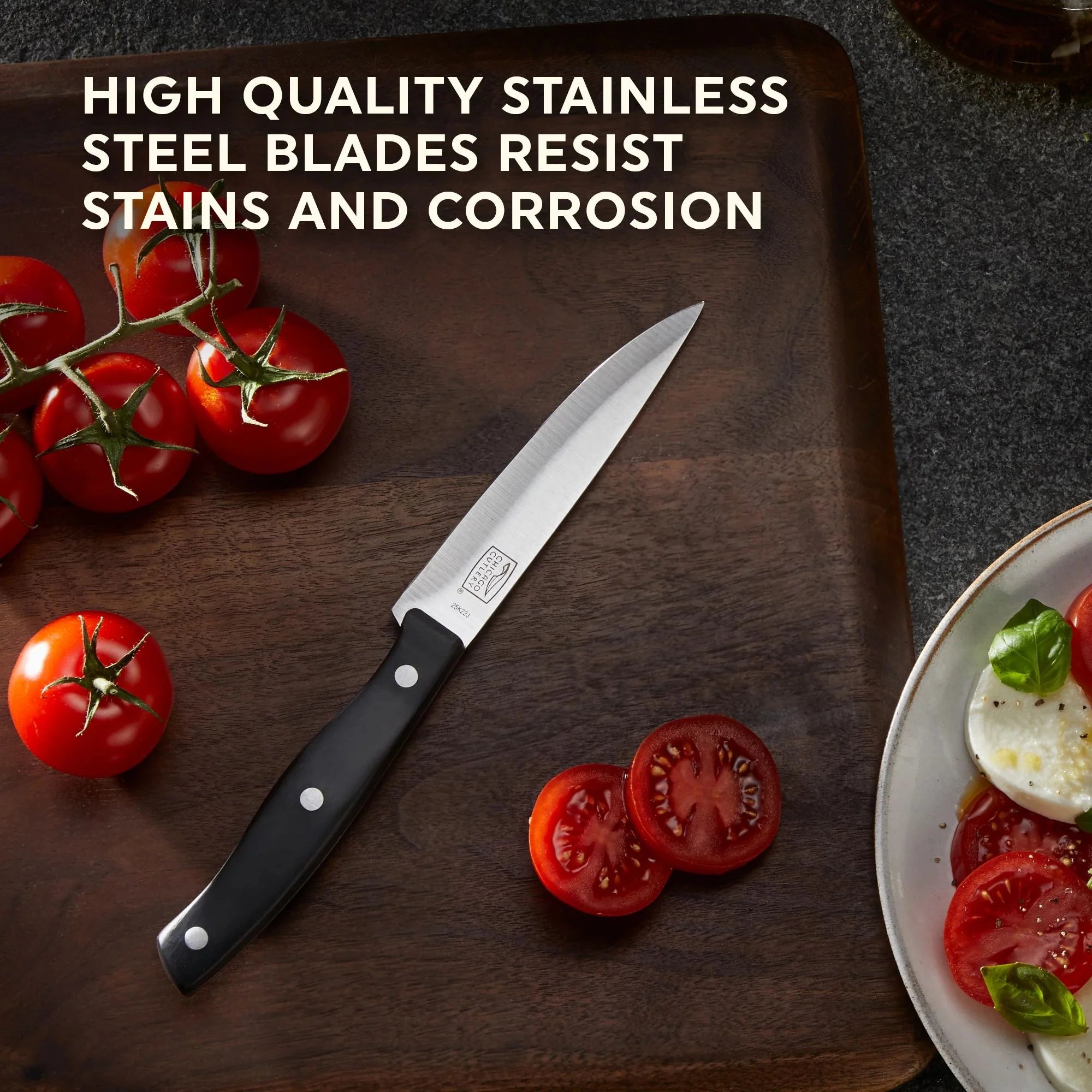 Corelle Premium Chicago Cutlery Ellsworth 4-piece Steak Knife Set - Image 4