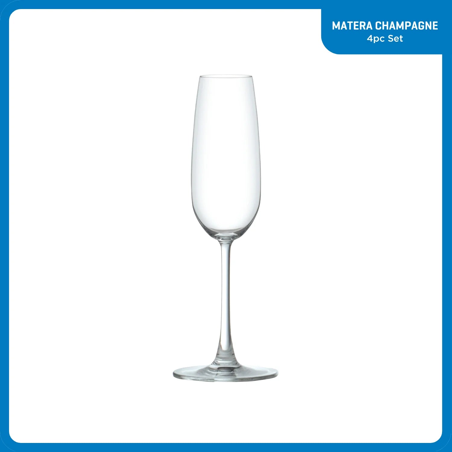 Corelle Premium Ocean Glass Matera Champagne Flutes (4-Pieces), 7-ounce, dishwasher safe - Image 7